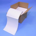 Ａ４縦型連続用紙白紙　両タテミシンあり　２０００ｓｅｔ／ケース