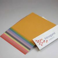 Ｍｉｎｏｇａｍｉ(美濃紙)秋色１５０×１５０　各色１０枚×１０色セット