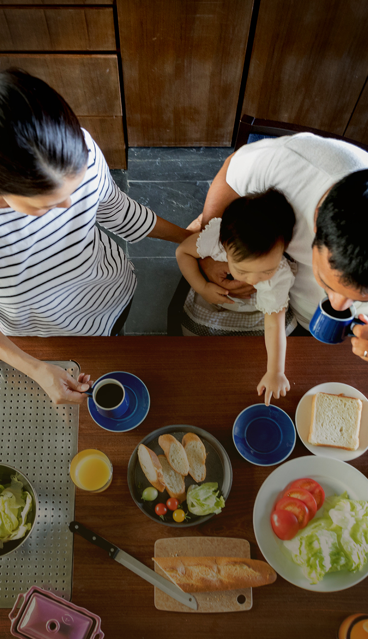 LIFE 衣・食・住 普段の生活、衣食住を通して自然環境を守ることを考えました